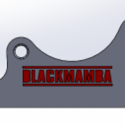 Black Mamba Parts Remklauwadapter Honda MBX